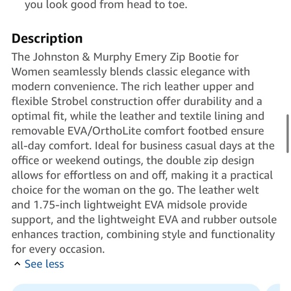 Johnston & Murphy Emery Zip Booties - Picture 7 of 10